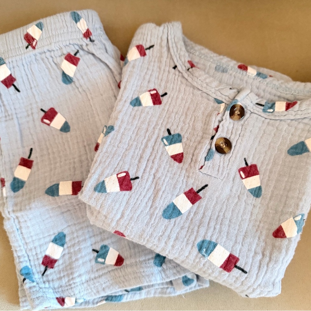 Toddler Ice Cream Print Set